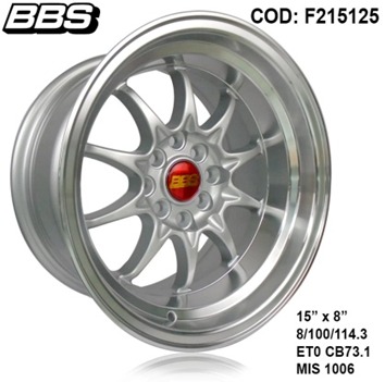 AROS # 15X8 8X100-114 ET0 MIGO 1006